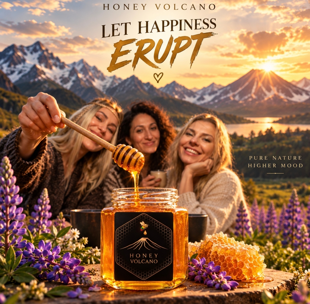 Honey Volcano — Let happiness erupt