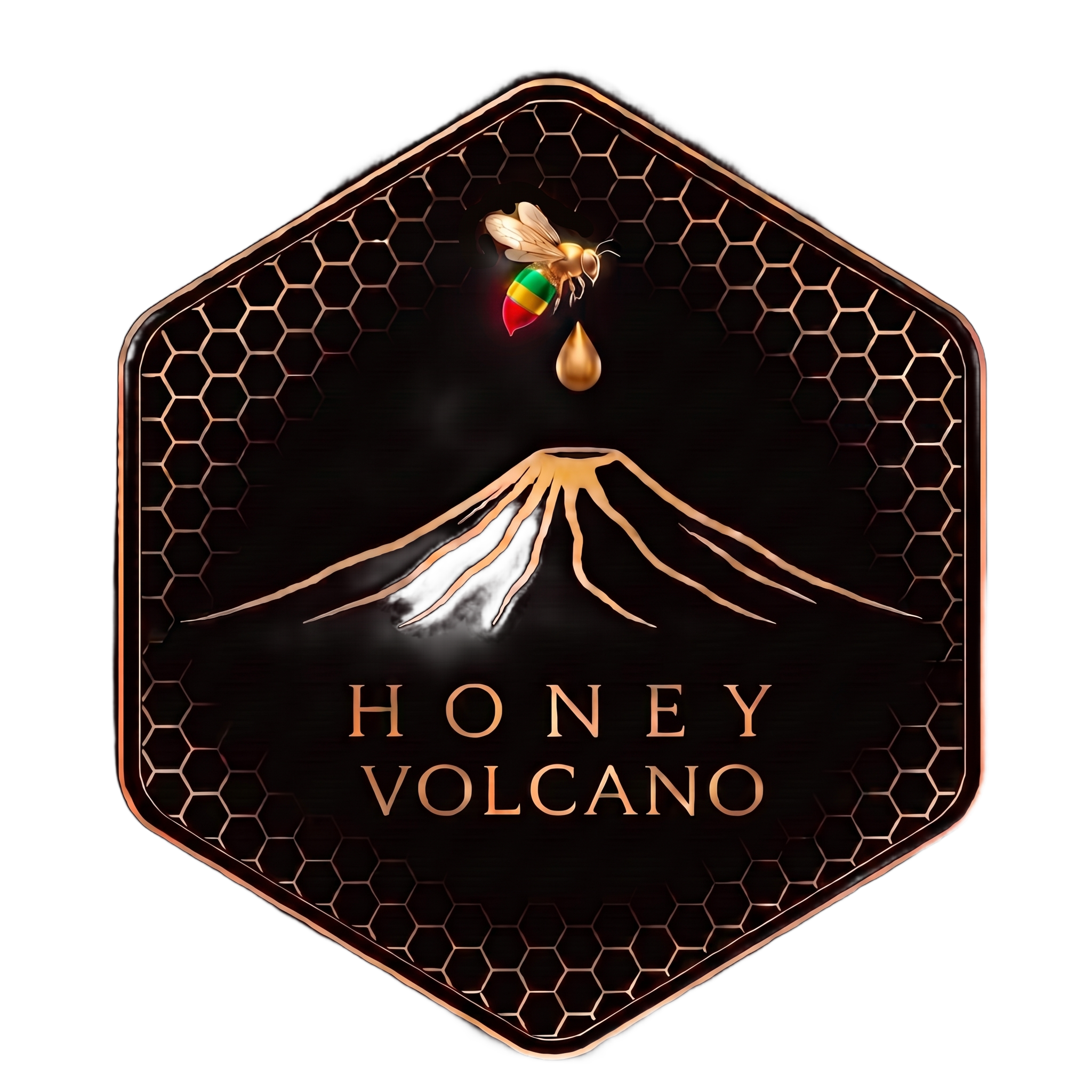 Honey Volcano — Raw Forest Honey